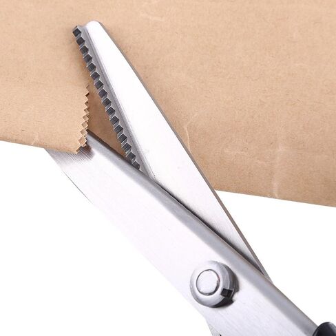 Sewing Scissors, Fabric Decorative Triangle Pinking Shears 3mm Sewing Pinking Shears in Kuwait