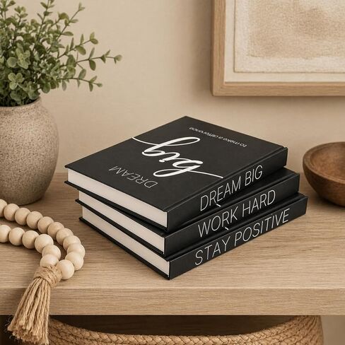 Decorative Books for Home Decor - Faux Books for Decoration Coffee Table | Book Shelf Decor | Entryway Table | Console Table - Modern Luxury Designer Books Decor Set - Decorative Books for Display in Saudi Arabia