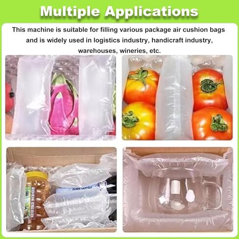 Air Cushion Packaging Machine, Portable Inflatable System for Bubbles Wrap and Filling Material, Stable Structure High Volume Packing Solution. in Kuwait