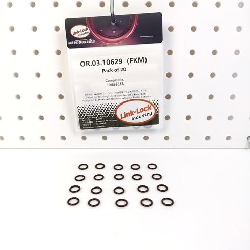 20 قطعة OR.03.10629 FKM Viton 7 × 1.5 مجموعة أدوات الختم العالمية O-Ring 6508636AA لسيارة جيب لكرايسلر in Kuwait