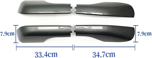 4Pcs Roof Rack Rail Bar End Cover Shell Compatible For Lexus LX570 2008-2016 Rooftop Luggage Rack End Plasitc Cover Shell Protection in Kuwait