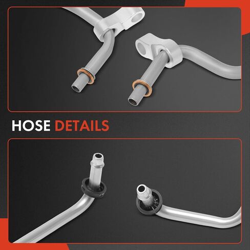 A-Premium Inlet & Outlet Automatic Transmission Oil Cooler Line Hose Assembly Compatible with Chevrolet Sonic 2013-2020 1.4L in Kuwait