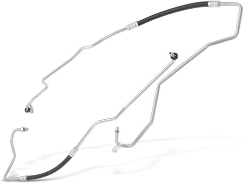 A-Premium Inlet & Outlet Automatic Transmission Oil Cooler Line Hose Assembly Compatible with Chevrolet Sonic 2013-2020 1.4L in Kuwait