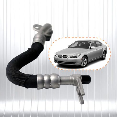 خرطوم خط تبريد زيت المحرك متوافق مع BMW E60 E61 Series 535i 2008-2010 535i xDrive 2009-2010 535xi 2008، استبدل ‎17227560980 in Kuwait