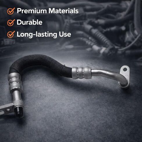 خرطوم خط تبريد زيت المحرك متوافق مع BMW E60 E61 Series 535i 2008-2010 535i xDrive 2009-2010 535xi 2008، استبدل ‎17227560980 in Kuwait