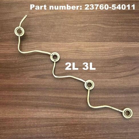 لتويوتا 2L 3L 23760-54011 هايلكس لاند كروزر هايس LH110 LH110G LH112 LH113 ToyoAce LY201 LY202 LY211 العودة ماسورة زيت in Kuwait