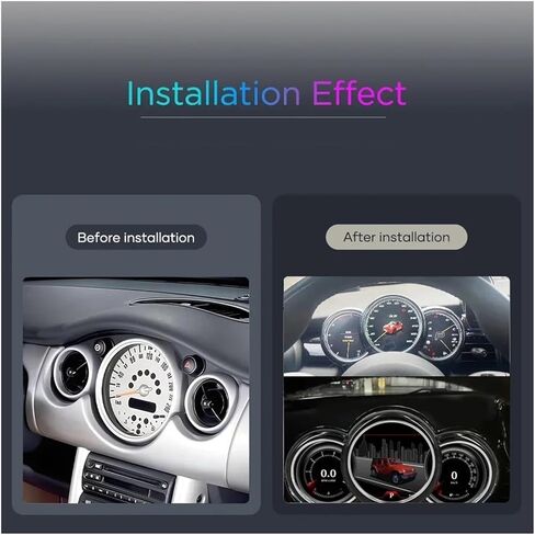 لوحة القيادة الرقمية 12.3 بوصة متوافقة مع BMW MINI 2014-2023 سنة لوحة لوحة القيادة LCD عداد السرعة أداة قمرة القيادة الافتراضية in Kuwait