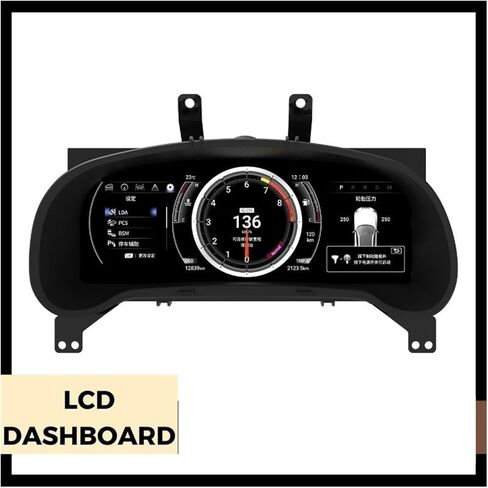 أداة عنقودية رقمية متوافقة مع لكزس RX RX300 RX330 RX350 RX400 RX450h 2016-2021 لوحة قيادة السيارة LCD لوحة قمرة القيادة الافتراضية Linux in Kuwait