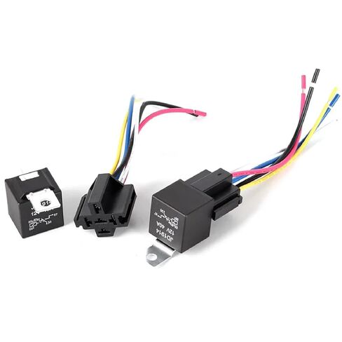 1 قطعة مرحل السيارة مقاوم للماء 12 فولت 5Pin 40A مرحل السيارة 12 فولت 5Pin مع مقبس التتابع (1 قطعة) in Kuwait