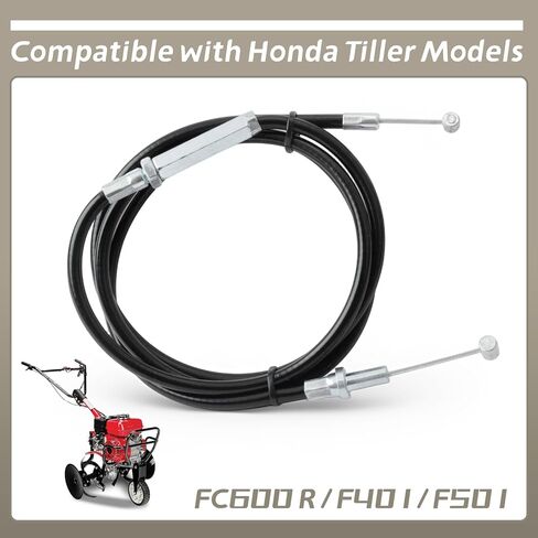 17910-733-013 كابل خنق متوافق مع Honda Tiller FC600 R F401 F501، كابلات التحكم جزء بديل مباشر تركيب سريع in Kuwait