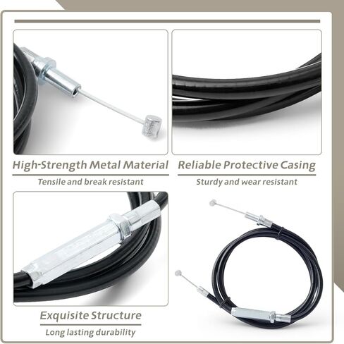 17910-733-013 كابل خنق متوافق مع Honda Tiller FC600 R F401 F501، كابلات التحكم جزء بديل مباشر تركيب سريع in Kuwait