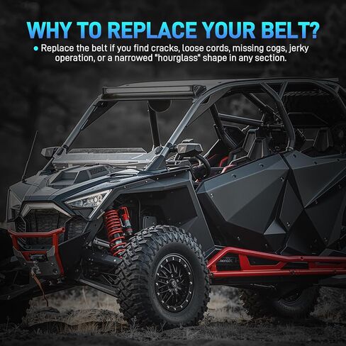 حزام محرك الأراميد شديد التحمل متوافق مع Polaris RZR Pro XP، Pro XP 4، Pro S، Pro S 4، Turbo R، Turbo R 4، XP Turbo، XP Turbo 4، XP Turbo S، XP Turbo S 4 2017-2025، حزام CVT، يستبدل # 3211202 in Kuwait