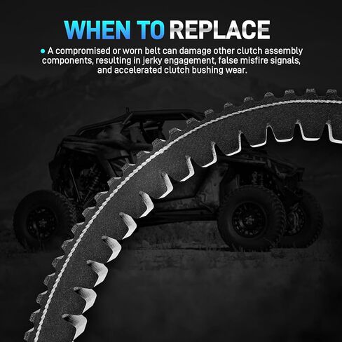 حزام محرك الأراميد شديد التحمل متوافق مع Polaris RZR Pro XP، Pro XP 4، Pro S، Pro S 4، Turbo R، Turbo R 4، XP Turbo، XP Turbo 4، XP Turbo S، XP Turbo S 4 2017-2025، حزام CVT، يستبدل # 3211202 in Kuwait