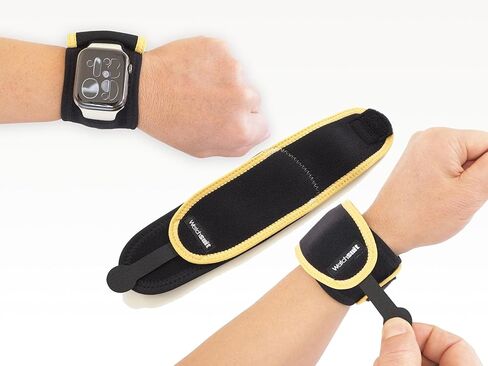 《Watchsuit Black/Gray》A Cover That Easily attaches a Smart Watch or Watch in 5 Seconds! It is a Cover That can be Easily Worn in Various situations Such as Sports and Work. in Kuwait