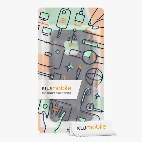 kwmobile Case Compatible with Huawei Mate 20 Pro Case - TPU Silicone Phone Cover with Soft Finish - Black Matte in Saudi Arabia