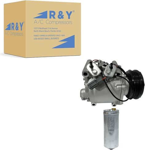 RYC ضاغط تيار متردد جديد ومجموعة قابض مكيف الهواء KT D099N (يناسب Honda CR-V 2.0L 1997، 1998، 1999، 2000، 2001) in Kuwait