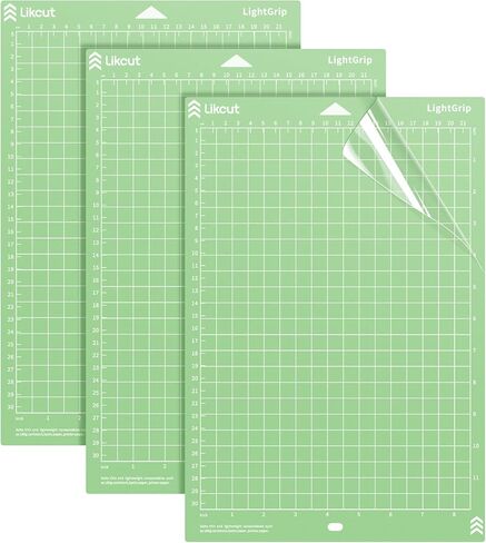 Likcut Cutting Mat for S41 Vinyl Cutter - 8.5" x 12" Cutting Mats (StandardGrip, LightGrip, StrongGrip 3 Mats) Compatible with Cricut Joy Xtra for Craft DIY Paper, Vinyl, Cardstock, Craft in Kuwait