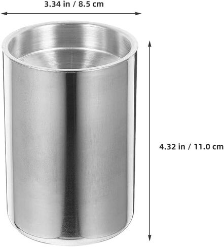 Abaodam 2 Pcs Stainless Steel Car Ashtray with Funnel Lid Smell Smokeless Vehicle Ash Tray for Car Cup Holder, Portable Metal Windproof Butt Bucket for Automotive, Outdoor Driver and Office Use in Kuwait