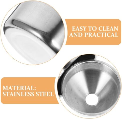 Abaodam 2 Pcs Stainless Steel Car Ashtray with Funnel Lid Smell Smokeless Vehicle Ash Tray for Car Cup Holder, Portable Metal Windproof Butt Bucket for Automotive, Outdoor Driver and Office Use in Kuwait