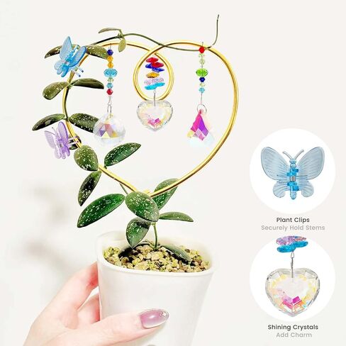 مجموعة أسلاك ألومنيوم حرفية مقاس 9 قياس/3 مم من SNAIL GARDEN مع أدوات التقاط أشعة الشمس الكريستالية، ومشابك وزردية نباتات الفراشة، سلك ألومنيوم 65.6 قدم (20 مترًا) للحرف اليدوية تعريشة نباتية، وصناعة المجوهرات (ذهبي وأسود) in Kuwait