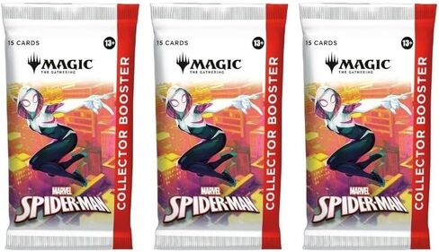 3 عبوات من مجموعة معززة مجموعة Magic The Gathering من مجموعة MTG Marvel's Spider-Man in Kuwait