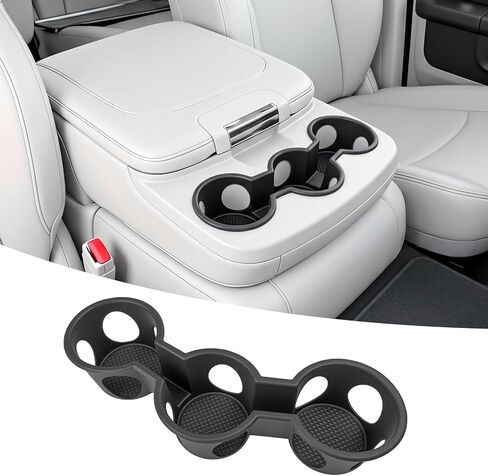 Center Console Floor Organizer for 2013-2018 Dodge Ram 1500 & 2019-2024 Ram 1500 Classic & 2013-2026 Ram 2500 3500 Accessories, Beach Seat Storage Box Tray with Cup Holder (Not for 2019-2026 New Body) in Saudi Arabia