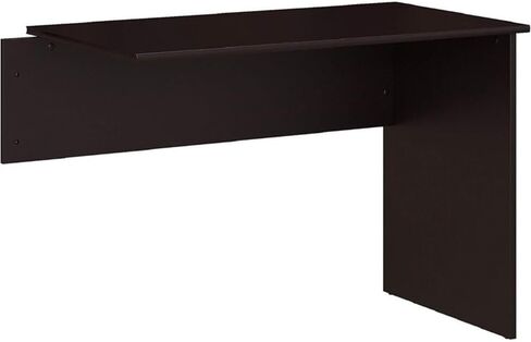 Pemberly Row Engineered Wood 42W Desk Return, Espresso Oak Finish, Attaches to 60W/72W Desk, Open Base Design, Office Workspace Extension in Kuwait