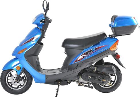 دراجة سكوتر TAO 49cc / 50cc قانونية بالكامل للشارع مزودة بصندوق مطابق - اختر لونك in Kuwait