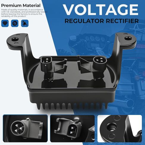 Voltage Regulator Rectifier compatible with Harley Davidson Electra Glide Street Glide Road King Road Glide Touring Models replace 74505-09 in Kuwait