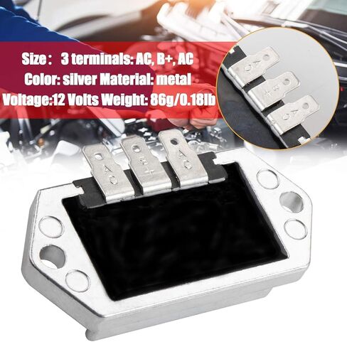 مقوم منظم الجهد لمحرك Kohler 8-25 HP - يستبدل OEM 41 403 09-S، 41 403 10-S، 25 403 03-S - متوافق مع Kohler Courage، Command، جزازة العشب من سلسلة Aegis، الجرار in Kuwait