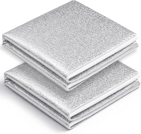 HexaHive 45 × 36 بوصة حشوة مقاومة للحرارة لحامل الأكواب - قطعتان من البطانة الحرارية المعزولة للوعاء المريح، نسيج عاكس للحرارة للخياطة، المطبخ، قفازات الفرن in Kuwait