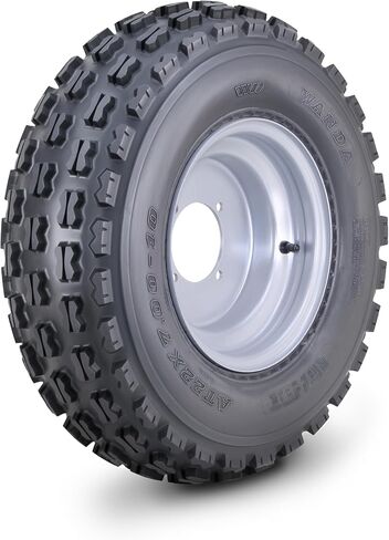 WANDA ATV Tire Wheel Assembly 22X7-10 with 4 Lugs on 110mm PCD 2+3 offset Silver Wheel 10077 in Kuwait