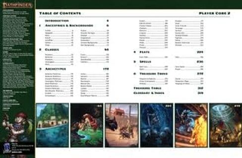 غلاف فني لـ Pathfinder Player Core 2 - الإصدار الثاني من كتاب قواعد Remaster RPG | 8 فصول | 40+ نماذج أصلية | 320 صفحة | الأعمار 16+ | ألعاب الطاولة in Kuwait