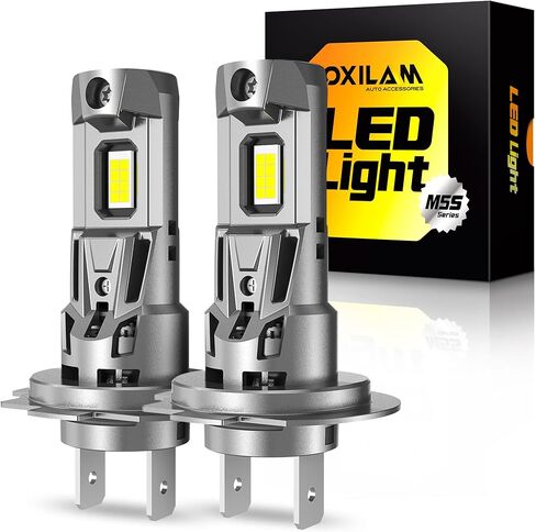 مصابيح إضاءة LED OXILAM H11B، فائقة السطوع بنسبة 1000%، مصابيح ضباب بحجم هالوجين 1:1 H8B/H9B، تثبيت سريع لمدة 5 دقائق، عمر افتراضي يصل إلى 6000 ساعة، بدون وميض، توافق 99%، عبوة من قطعتين in Kuwait