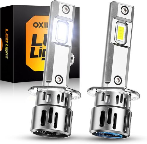 مصابيح إضاءة LED OXILAM H11B، فائقة السطوع بنسبة 1000%، مصابيح ضباب بحجم هالوجين 1:1 H8B/H9B، تثبيت سريع لمدة 5 دقائق، عمر افتراضي يصل إلى 6000 ساعة، بدون وميض، توافق 99%، عبوة من قطعتين in Kuwait