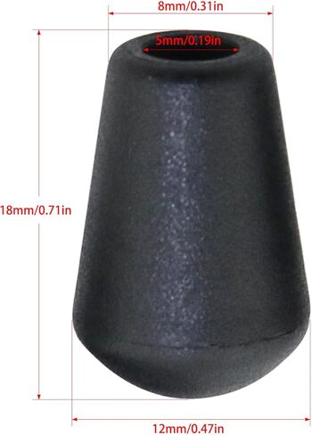 FMHXG 30 قطعة من حبل باراكورد البلاستيكي ينتهي بسدادات سلكية بغطاء للرأس مع أغطية قفل 5 مم فتحات صغيرة لضبط أربطة الحذاء لأربطة الأحذية وحقائب الظهر للحيوانات الأليفة قطع غيار للخيمة باللون الأسود in Kuwait