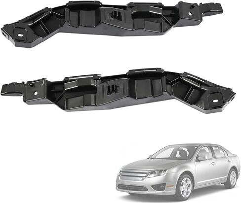 غطاء دعم المصد الأمامي متوافق مع Ford Fusion 2010 2011 2012 استبدال AE5Z17C947D AE5Z17C947C غطاء المصد التجنيب الجانب الأيسر والأيمن باللون الأسود in Kuwait