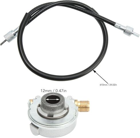 12mm Speedometer Gear 610mm Speedometer Cable Metal Alloy Replacement for Z50R Z50J Z50G Z50A in Kuwait
