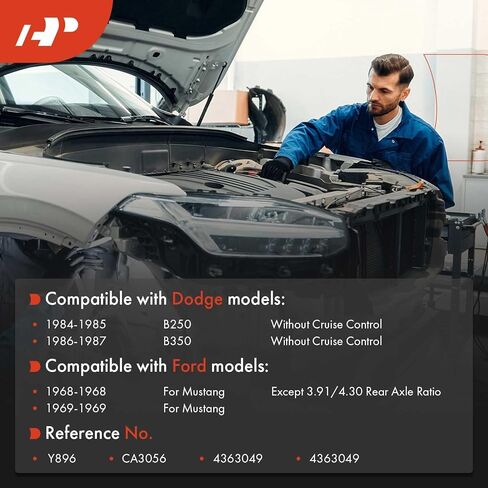 كابل عداد السرعة A-Premium 92 بوصة متوافق مع Ford Mustang 1968 1969، Dodge B250 1984-1985، B350 1986-1987 in Kuwait