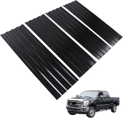 WFLNHB 4 قطعة سرير شاحنة من الفولاذ الأسود لوحة التوصيلات الأرضية لاستبدال F250 F350 F450 1999-2016 926-881 in Kuwait