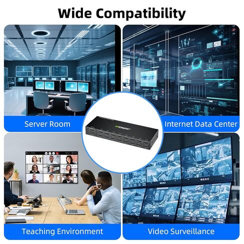 محول HDMI 3 في 1 خارج 8K@60 هرتز 4K120@هرتز، مقسم HDMI مع وحدة تحكم سلكية 3 منافذ HDMI محدد محول يدعم 3D HDR HDMI KVM Switch متوافق مع PS5 Xbox Nintendo Switch Roku TV Fire in Kuwait