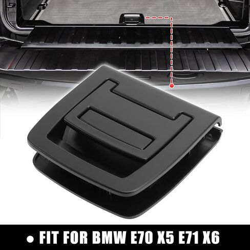 X AUTOHAUX أسود الخلفي فرش داخلي للسيارات والشاحنات مقبض السجاد لسيارات BMW E70 X5 E71 X6 2006-2013 9120283 51479120283 in Kuwait