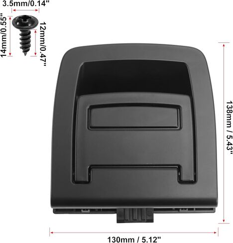 X AUTOHAUX أسود الخلفي فرش داخلي للسيارات والشاحنات مقبض السجاد لسيارات BMW E70 X5 E71 X6 2006-2013 9120283 51479120283 in Kuwait