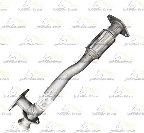 Exhaust Front Flex Pipe Compatible for 2006-2012 Ford Fusion 3.0L | Stainless Steel | Northeastern Exhaust | Free Gaskets Included | Direct-Fit Replacement in Kuwait