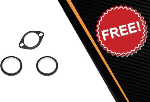Exhaust Front Flex Pipe Compatible for 2006-2012 Ford Fusion 3.0L | Stainless Steel | Northeastern Exhaust | Free Gaskets Included | Direct-Fit Replacement in Kuwait