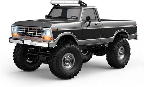 زاحف الصخور RC بمقياس 1/16، زاحف RC بنمط الالتقاط الكامل 2.4 جيجا، شاحنة تحكم عن بعد 4 × 4 مع محامل عالية الدقة، مصابيح LED، هدية للبالغين (HB-R1610/أزرق) in Kuwait