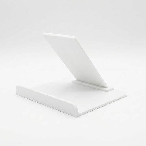 حامل سطح المكتب متوافق مع Skylight Calendar بحد أقصى 27 بوصة - قاعدة حامل سطح الطاولة بدون حفر، حامل قوي قائم بذاته لعرض المنزل الذكي، ملحقات منظم المطبخ والمكتب، (أبيض) in Kuwait