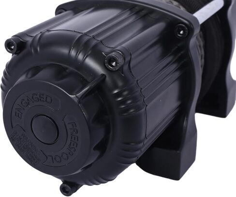 Gecheer 3500 رطل ATV UTV ونش كهربائي 12 فولت مقاوم للماء حبل صناعي سحب على الطرق الوعرة قارب مقطورة ونش مع جهاز تحكم عن بعد سلكي ولاسلكي in Kuwait