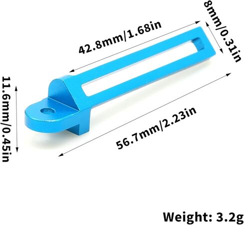 Aluminum Motor Cooling Fan Mount for Tamiya 1/10 RC Car TT-02 Chassis, CNC Motor Heatsink Bracket Holder for 30mm/ 35mm /40mm Fans, RC Upgrade Parts for TT02 in Kuwait
