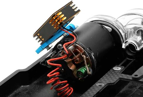 Aluminum Motor Cooling Fan Mount for Tamiya 1/10 RC Car TT-02 Chassis, CNC Motor Heatsink Bracket Holder for 30mm/ 35mm /40mm Fans, RC Upgrade Parts for TT02 in Kuwait